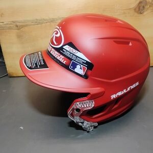 Rawlings Impax Red Baseball Helmet